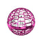 Minge tip drona, FOXMAG24, zburatoare, cu elice si lumini, incarcare USB, roz
