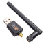 Mini adaptor Wi-Fi, viteza 600Mbps, dual band, portabil, hotspot Wi-Fi, interfata USB 2.0, compatibilitate extinsa, design compact si portabil, negru