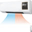Mini aer conditionat, 2 in 1, 55 cm, Rece/Cald, 16 - 40 grade, 1800W, cu telecomanda, Alb
