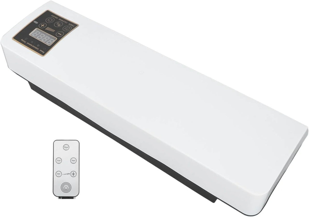Mini aer conditionat, 2 in 1, 55 cm, Rece/Cald, 16 - 40 grade, 1800W, cu telecomanda, Alb