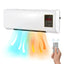 Mini aer conditionat, 2 in 1, 55 cm, Rece/Cald, 16 - 40 grade, 1800W, cu telecomanda, Alb