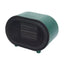 Mini aeroterma, pentru aer cald/rece, portabila, silentioasa, putere 800W, depoziatre usoara, buton ON/OFF, verde