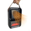 Mini aeroterma portabila cu efect de semineu, telecomanda, termostat ajustabil, 24 cm