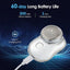 Mini aparat de ras, portabil, cu lame rotative din inox, waterproof, incarcare USB, indicator LED, argintiu