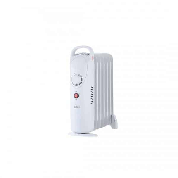 Mini calorifer cu ulei, 7 elementi, termostat reglabil, 700W, alb