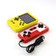Mini consola portabila Rantime, 400 jocuri, 2 jucatori, Galben