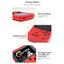 Mini consola portabila Rontime, 400 jocuri, 2 jucatori, Rosu