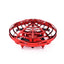 Mini drona OZN disc zburator interactiv, 3 senzori infrarosu, lumina LED, rosu