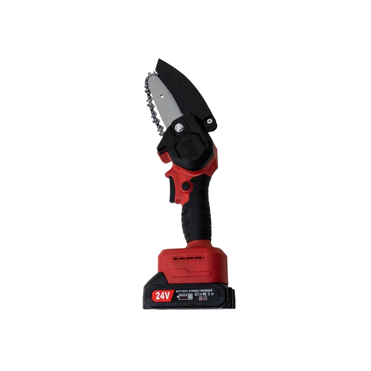 Mini fierastrau electric 24V cu 2 acumulatori si lant 4 inch