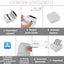 Mini imprimanta, tehnologie printare termic, conectivitate Wi-Fi, format A8, compatibil android, IOS, alb/roz