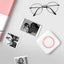 Mini imprimanta, tehnologie printare termic, conectivitate Wi-Fi, format A8, compatibil android, IOS, alb/roz