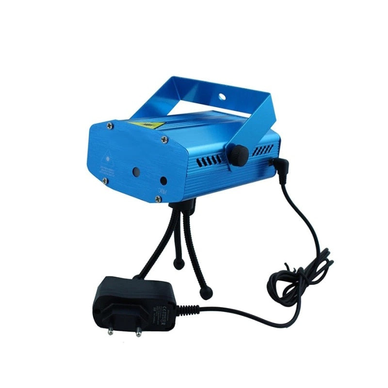 Mini proiector laser cu senzor, interior/exterior, model puncte, albastru, Dalimag