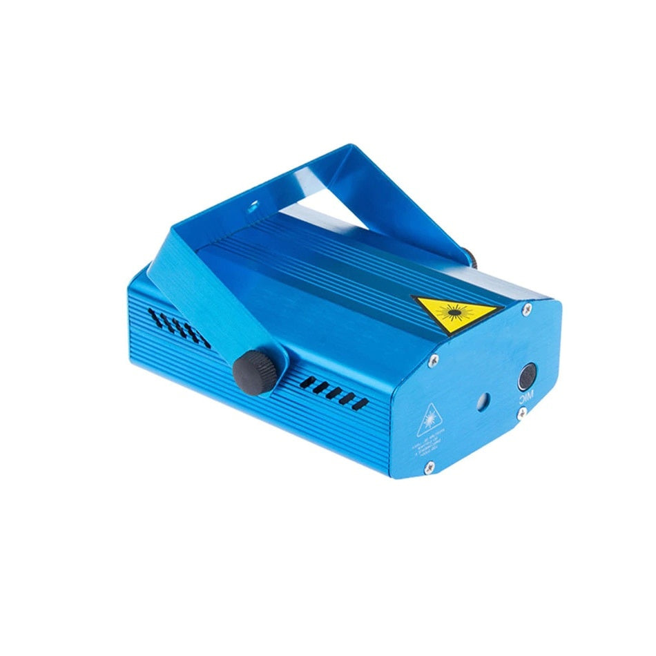 Mini proiector laser cu senzor, interior/exterior, model puncte, albastru, Dalimag