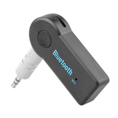 Mini receptor bluetooth, compatibil cu iPhone si Android, Mod Sleep, Jack 3.5 mm Stereo, functie Handsfree, negru