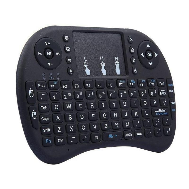 Mini Tastatura Mouse FOXMAG24® , iluminata i, 2.4G Wireless Keyboard cu mouse tip touchpad pentru Android Smart ,TV BOX, Console si calculator