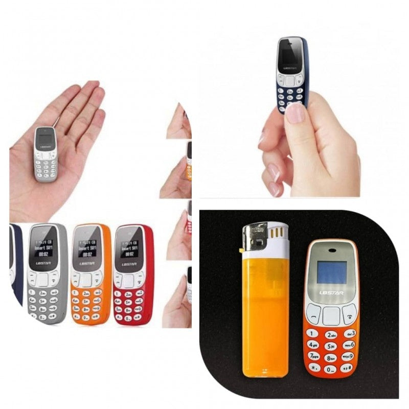 MINI TELEFON DUAL SIM CU RADIO FM SI BLUETOOTH , GRI