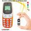 Mini Telefon Dual Sim Radio Fm Bluetooth L8STAR Schimba Vocea - Albastru
