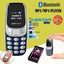 Mini Telefon Dual Sim Radio Fm Bluetooth L8STAR Schimba Vocea - Albastru