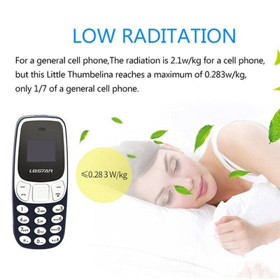 Mini Telefon Radio Fm Bluetooth Model Nokia Dual Sim 330M - Albastru