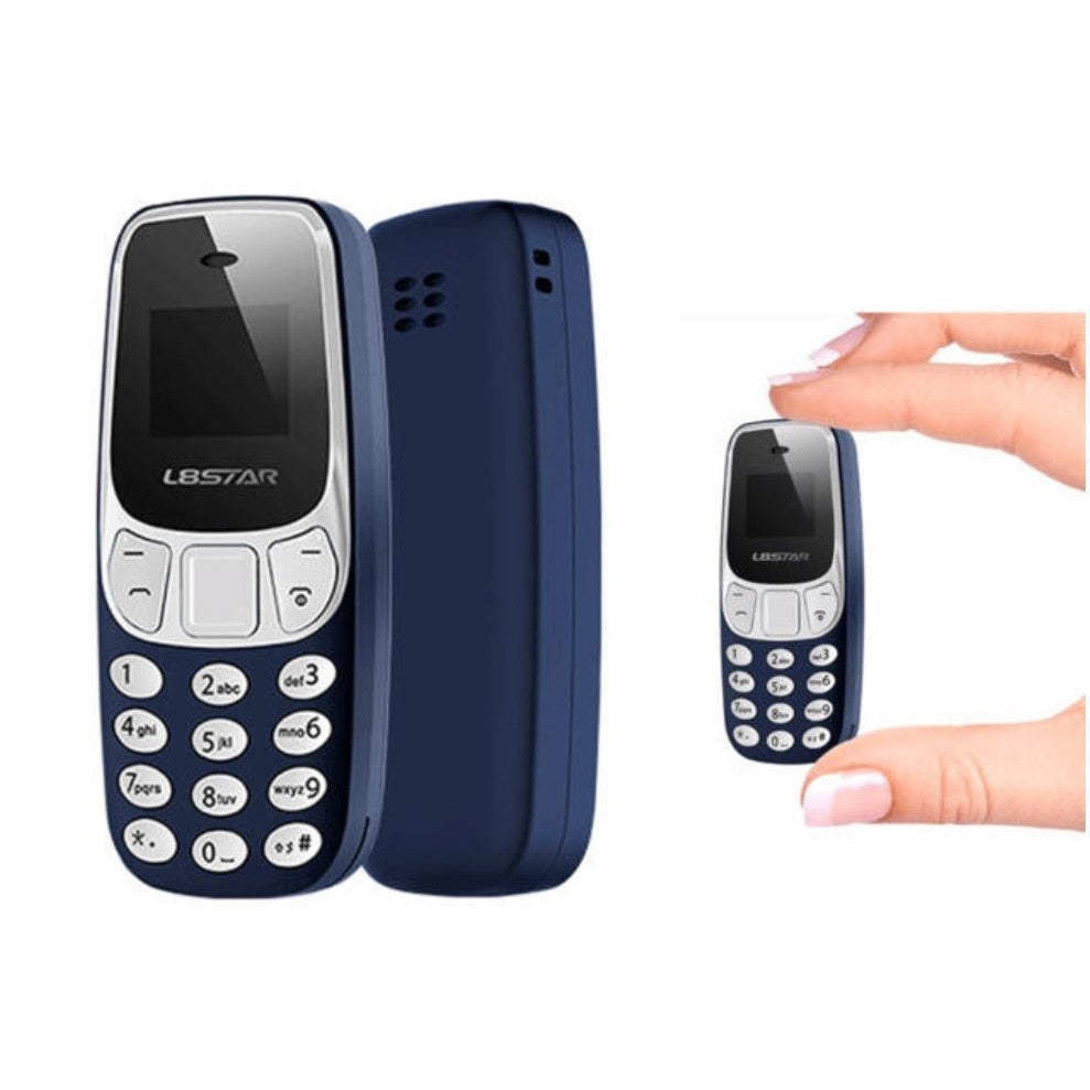 Mini Telefon Radio Fm Bluetooth Model Nokia Dual Sim BM10 Albastru
