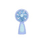 Mini venitlator de mana, cu incarcare USB, buton ON/OFF, din ABS, dimensiuni 17cm X 9, 5cm, albastru
