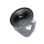Mini ventilator portabil, de masa, reincarcabil USB, cu 3 trepte de viteza, negru/alb