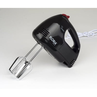 Mixer de mana cu 7 viteze, motor cupru si putere 100W, culoare negru