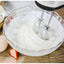 Mixer de mana, cu 7 viteze, putere 260W, 2 teluri si 2 carlige din INOX, alb