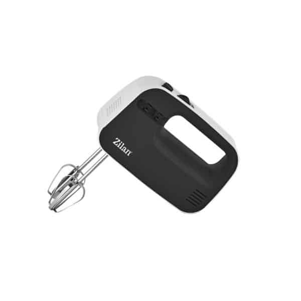 Mixer de mana negru, 3 viteze, putere 300W, compact si usor de folosit