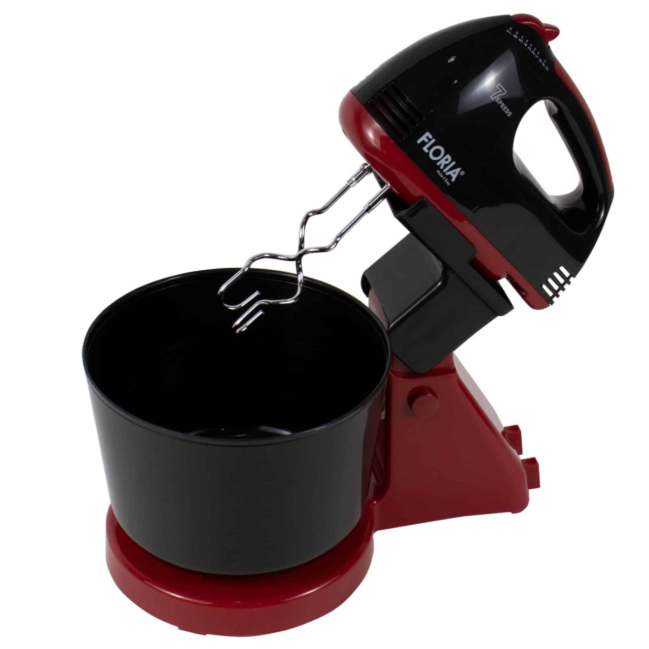 Mixer de masa cu bol plastic, 7 viteze, 300W, capacitate 2.5L