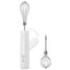 Mixer electric fara fir 13W, 3 viteze, accesorii incluse, incarcare USB-C, alb