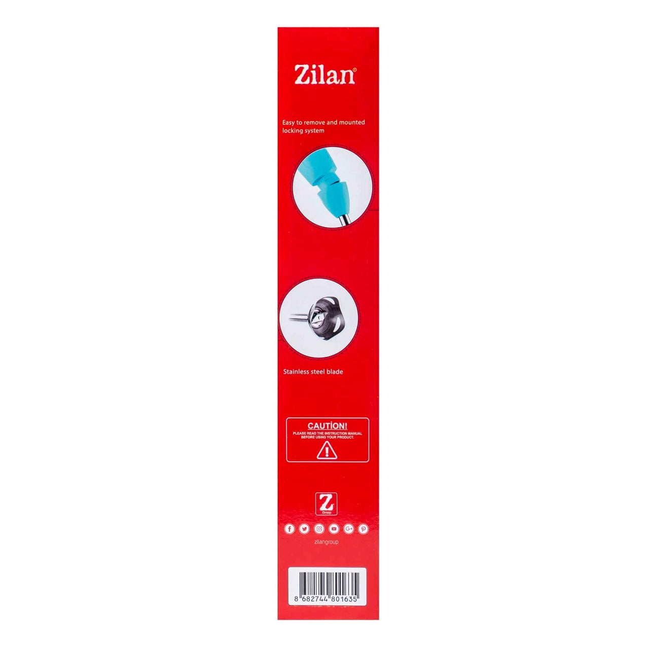 Mixer vertical 700W cu cutit inox si viteza variabila, culoare bleu