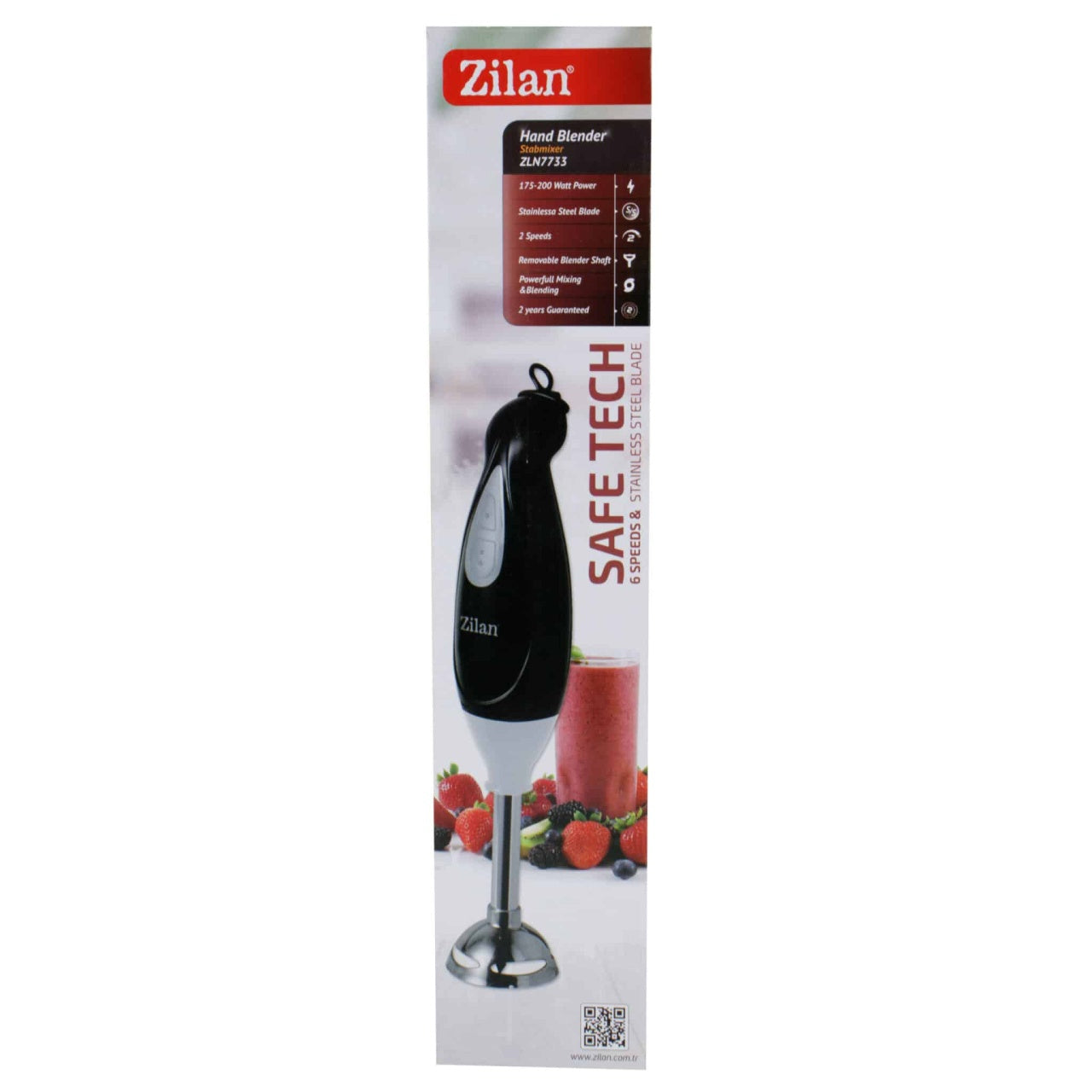 Mixer vertical inox, 200W, 2 viteze, maner ergonomic si lama inox