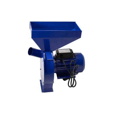 Moara electrica pentru macinat cereale, 2.5 kW, albastru, capacitate 180 kg/h