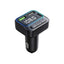 Modulator C36S, Bluethoot, 2 USB + tip C 3.1A, cu cablu 3 in 1 incarcare telefon