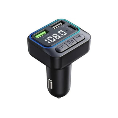 Modulator C36S, Bluethoot, 2 USB + tip C 3.1A, cu cablu 3 in 1 incarcare telefon