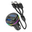 Modulator cu incarcator auto, MP3 player, port USB Fast Charge, Type C, 20W, bluetooth, 3 mufe de incarcare, negru