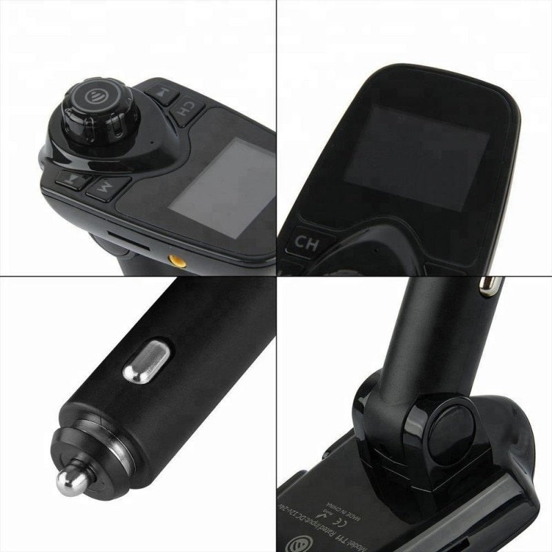 Modulator FM Bluetooth 4.0 Auto FOXMAG24®, Transmitator AUX USB Display Color 1.8"" MP3 Player Android iOS
