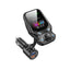 Modulator FM, cu microfon incorporat, Bluetooth, USB Mp3 Player, afiseaza tensiunea bateriei, ecran color, negru