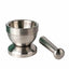 Mojar cu pistil din inox, diametru 10 cm, suport antialunecare