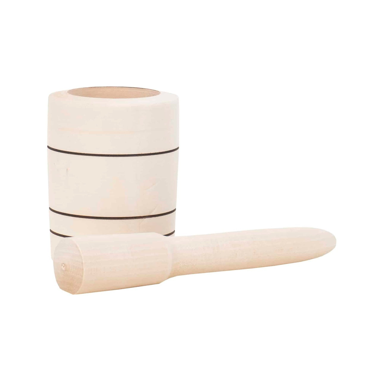 Mojar din lemn de fag, diametru 7 cm, inaltime 8.5 cm