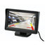 Monitor auto, cu ecran antireflex, dimensiuni 15X14X5 cm, pornire automata, intrare dubla, negru
