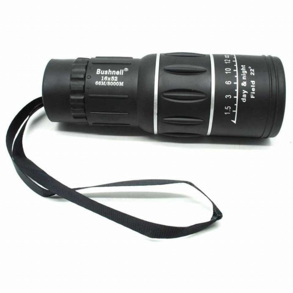 Monoclu-Telescop FOXMAG24®, Factor Marire 16 X , Diametru Lentila 52 mm , Husa Inclusa , Negru
