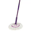 Mop Click-Click microfibra cu coada metalica 130 cm, sistem stoarcere usor