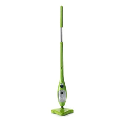 Mop cu aburi, cu mod de control al aburului, pentru pardoseli, covoare, imbracaminte, ecologic, usor de depozitat, verde