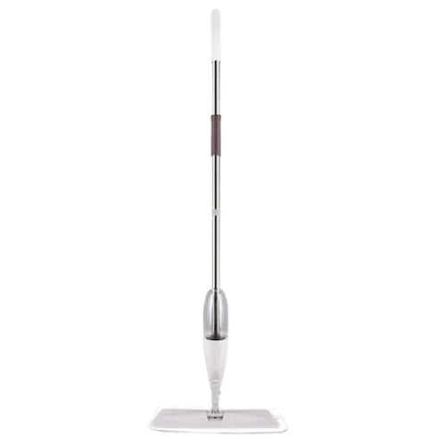 Mop cu pulverizare spray, cu coada metalica, capacitatea rezervorului 360ml, din microfibra, inaltimea mopului 115 cm, gri
