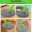 Mop profesional cu cap rotativ 360°, din microfibra, usor de folosit, maner ergonomic, stoarcere rapida, verde