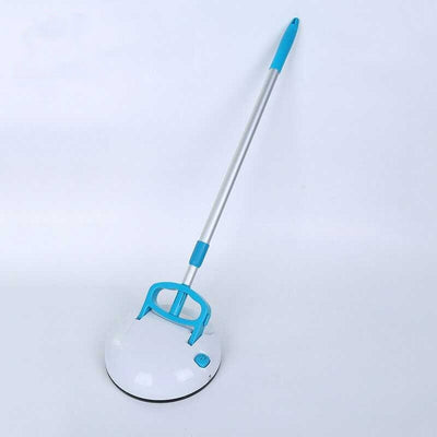 Mop robot, ajustabil, cu coada detasabila, ideal pentru canapele si tapiterii, reincarcabil, curatare rotativa la 360 de grade, alb/albastru