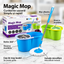 Set Magic Mop cu mop rotativ și găleată cu sistem de stoarcere – imagine 2