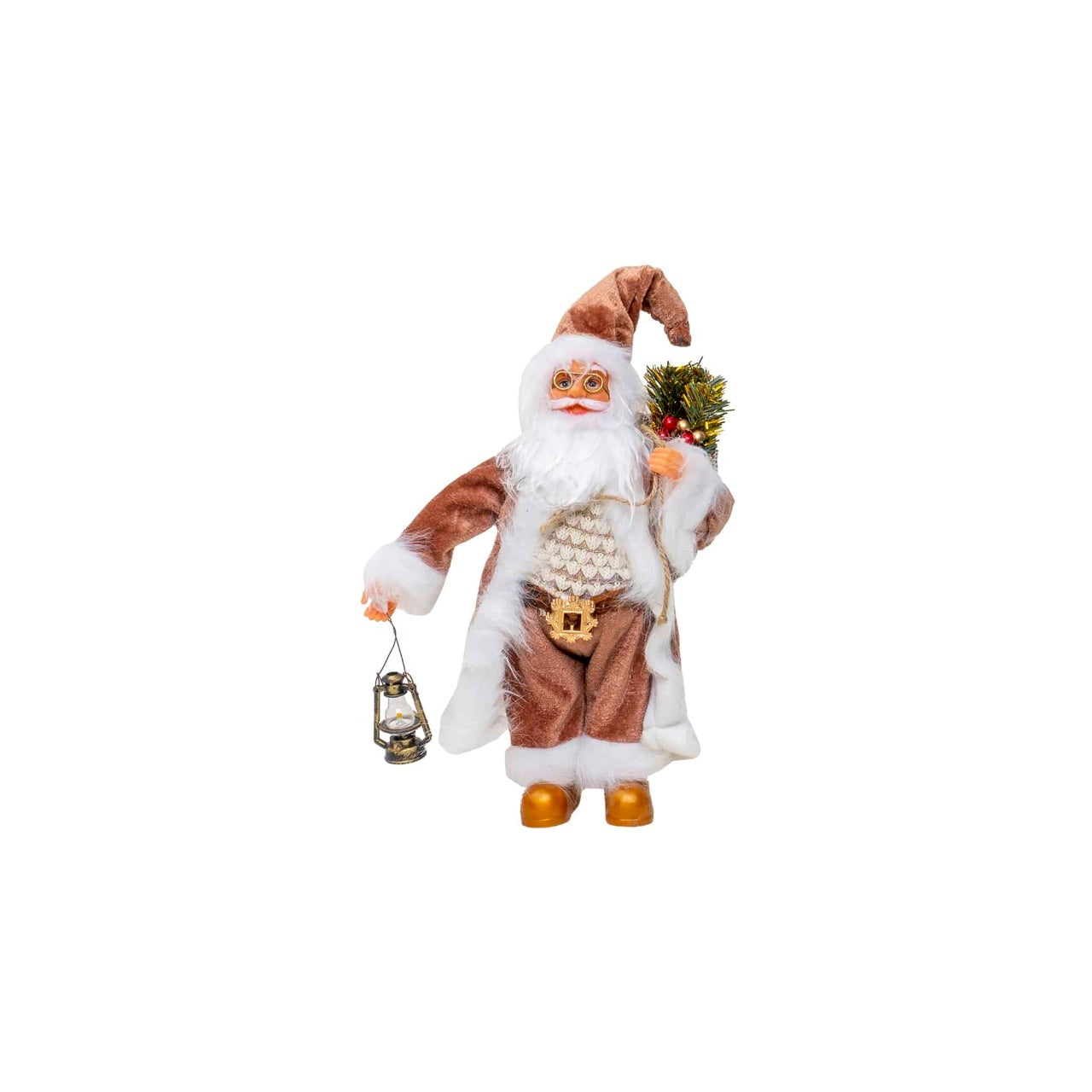 Mos Craciun decorativ, inaltime 32 cm, pentru Craciun